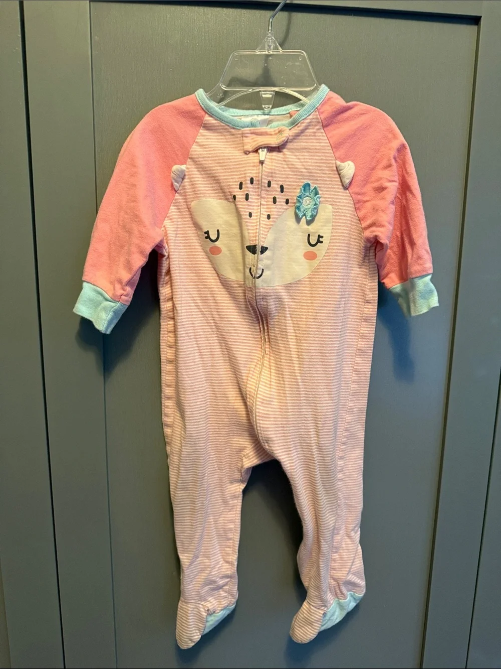 💚💰BOGO FREE Bundle of 6 Baby Girl Sleepers Pajamas 6-12 mo